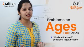 Aptitude Made Easy Problems on Ages full series Learn maths StayHome [upl. by Coltin744]