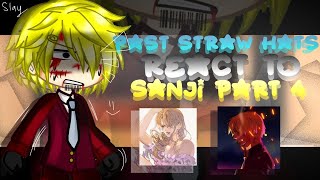 past straw hats react to sanji part4  short   english • onepiece [upl. by Heddie884]