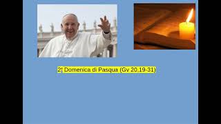 Papa Francesco  2a Domenica di Pasqua Gv 201931 [upl. by Uis966]