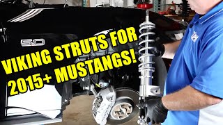 How To Install Viking Coilover Struts for S550 and S650 Mustangs [upl. by Concoff]