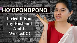 hooponopono Technique in Hindi  4 Sentences can change everything in your life [upl. by Anauqaj68]