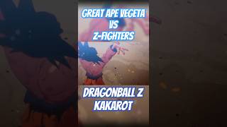 Great Ape Vegeta vs ZFighters  Saiyan Saga [upl. by Burtie10]