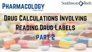 Drug Calculations Involving Reading Drug Labels Part 2 – Nursing Math Pharmacology [upl. by Ajroj]