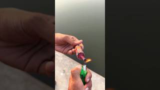 Ganga jamuna testing in water shorts crackers diwali experiment [upl. by Ellatnahc]