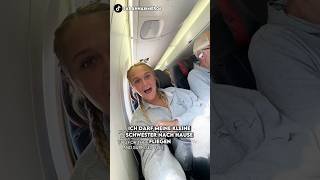 Bruder fliegt seine kleine Schwester zurück nach Hause shorts [upl. by Tareyn]