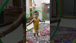 Avyaan Enjoying Hula Hoop Game [upl. by Low]