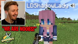 Solidarity And LDShadowLady are NOOBS In EMPIRES SMP S2 [upl. by Woodall]