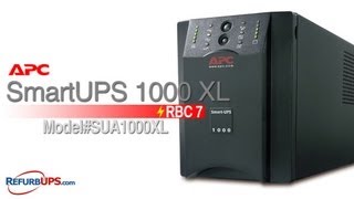 RBC7 Battery Replacement for APC SmartUPS 1000 XL [upl. by Standford]