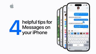 Four helpful tips for Messages on your iPhone  Apple Support [upl. by Oballa643]