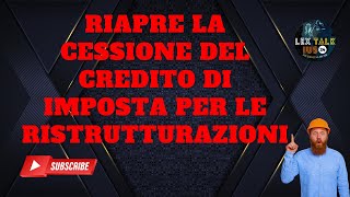 CESSIONE DEL CREDITO 2022 decreto sostegni [upl. by Laurance699]