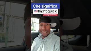 Che significa RIGHT QUICK in slang americano inglese ingleseperitaliani modididireininglese [upl. by Coney]