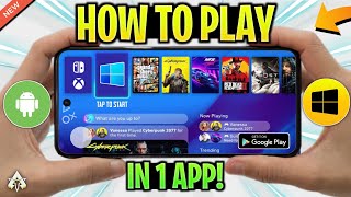 NEW How To Play ANY Console Games On Android  PCPS5PS4 In 1 APP No Emulator [upl. by Bohun]