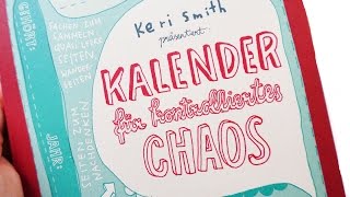 Kalender für kontrolliertes Chaos  Super Kalender von quotMach dieses Buch fertigquot  Kalender Idee [upl. by Llertnac]