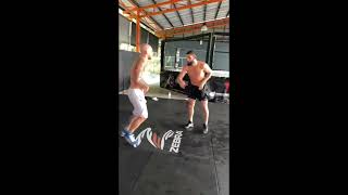 Khamzat Chimaev training with Bellator champ Yaroslav Amosov [upl. by Doti322]