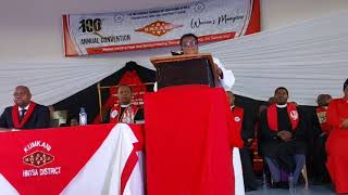 Kumkani Hintsa District 0300  100th Annual Convention  Bishops Address [upl. by Aikemat]