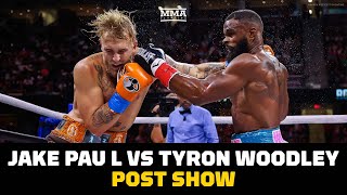 Jake Paul vs Tyron Woodley Post Show LIVE Reaction  MMA Fighting [upl. by Felske672]