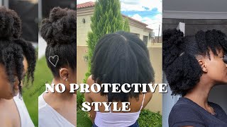 Natural 4C Hair Growth Tips WITHOUT Protective Styling  Length Retention [upl. by Rollie]