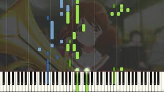 DREAM SOLISTER  Hibike Euphonium OP  Piano Arrangement Synthesia [upl. by Relyuc]