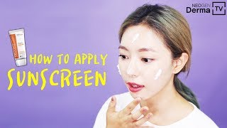 A Guide To Apply Sunscreen Properly 🌞 [upl. by Noraha]