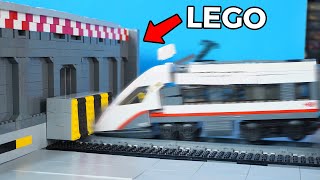 Crash Testing LEGO Trains [upl. by Atnauqal784]