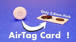 I turned an Airtag into a card for wallets [upl. by Delwin]