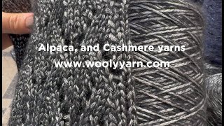 Alpaca and Cashmere yarns [upl. by Henricks864]