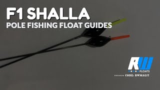 Pole Fishing Floats  F1 Shalla  RW Floats  Handmade Pole Fishing Floats [upl. by Nwahsad582]