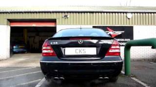 AMG W203 C55 CKS Performance Exhaust and upgrades [upl. by Walley704]