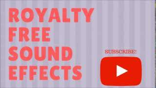 Clang Sound Effect  Royalty Free [upl. by Ancelin]