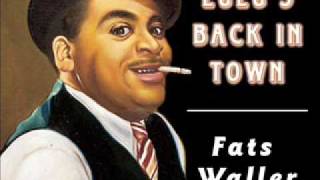 Fats Waller  Lulus Back In Town  1935 [upl. by Dimitri]