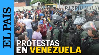 VENEZUELA  Protestas en Caracas tras los resultados de las elecciones  EL PAÍS [upl. by Vesta]