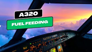 A320 Fuel Feeding Explained  A320 Fuel [upl. by Ahsieni]