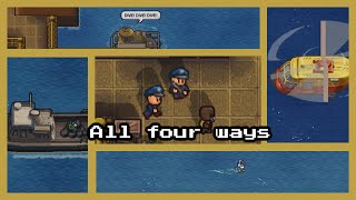 How to Escape from HMP Offshore in The Escapists 2 All four ways [upl. by Lunseth711]