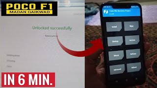 How To Unlock Bootloader Of Poco F1 amp Install TWRP On Poco F1  In 6 Minutes [upl. by Assirehs322]