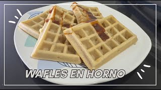 Cómo Hacer Waffles Caseros en Horno Sin Waflera con sabor a Sinaloa [upl. by Enaz]