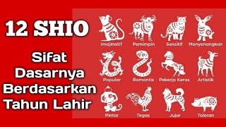 Ini Dia  Sifat amp Karakter Dari 12 Shio Dalam Astrologi Chinese Zodiac Berdasarkan Tahun Kelahiran [upl. by Uund134]