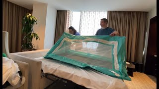 Safe Place Bedding Travel Bed Review [upl. by Nailuj]