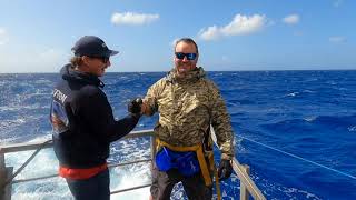 Saumarez Reef on board Big Cat Reality Fishing Charters [upl. by Esina]