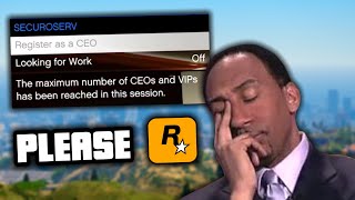 Im Sick of The CEO Limit in GTA Online [upl. by Birchard]