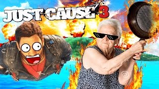 RICO Y SU ABUELA DESTRUYEN EL MUNDO  JUST CAUSE 3 30 [upl. by Senhauser390]