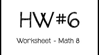 HW6  Transformations and the Coordinate Plane [upl. by Lorene]