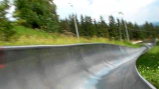 Bobsleighing at Zakopane [upl. by Anaerdna]