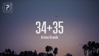 3435  Ariana Grande Lyrics [upl. by Britt]