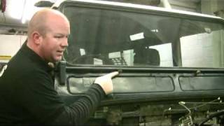 landrover 110 200tdi 300tdi td5 bulkhead how to change and fitting instructions and guide pt10 [upl. by Alber]