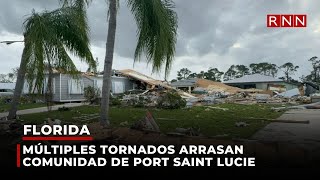 Catástrofe en Florida múltiples tornados arrasan comunidad de Port Saint Lucie [upl. by Kailey]