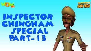 Inspector Chingam Special  Part 13  Motu Patlu Compilation As seen on Nickelodeon [upl. by Pokorny]