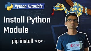 121  Install Python Module using pip Python 3 Programming Tutorials [upl. by Pedaias]