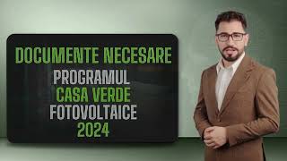 Documente necesare Casa Verde Fotovoltaice 2024  Avestro [upl. by Prem306]