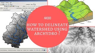 ARCGIS  How to delineate watershed using ARC HYDRO [upl. by Cutcheon]