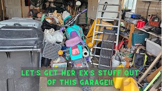 Removing exs stuff from garage 👍healing freehelp domesticviolence toxicrelationships [upl. by Yrekcaz]